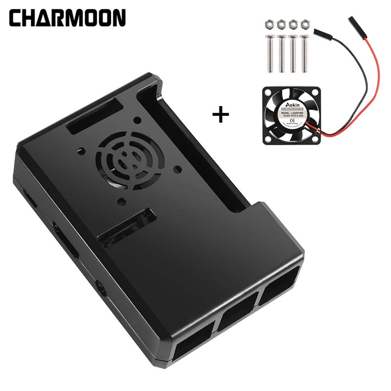 Raspberry Pi 4 B 3 + чехол цвета защитный корпус из АБС пластика съемный охлаждающий