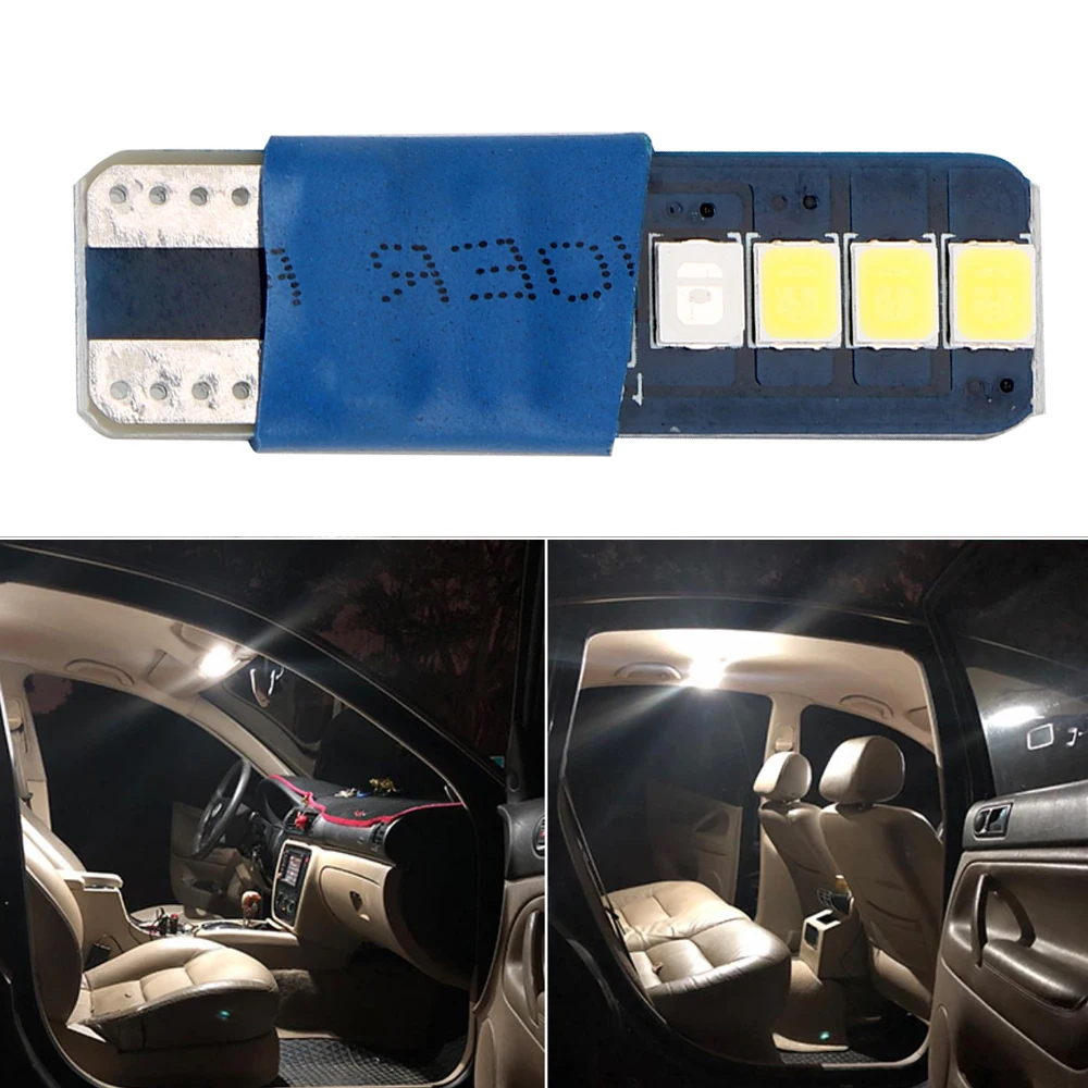 LEEPEE синяя автомобильная лампа для чтения T10 DC 12 V Панель автомобиля лампы внутренняя Лицензия Пластина свет автомобиль-Стайлинг