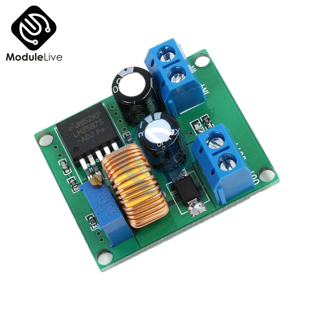 

DC-DC Adjustable 1A Step Up Power Supply Module 3V 5V 12V to 19V 24V 30V 36V Working Temperature -40 -+85