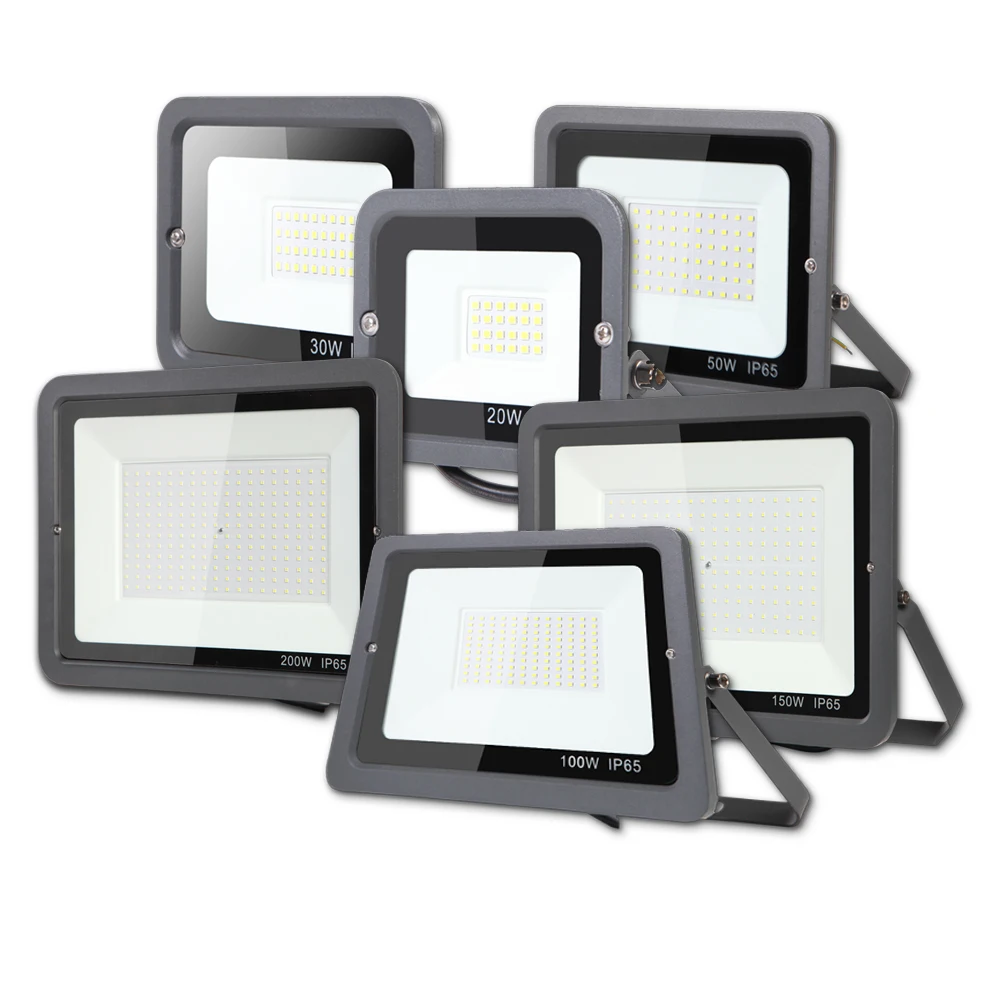 

LED Floodlight Waterproof Outdoor 10W 20W 30W 50W 100W 150W 200W Led Spotlight 220V Led Refletor Outdoor led Lighting Wall Lamp