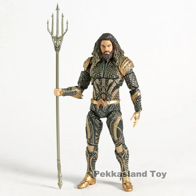 DC COMICS Justice League Super Hero Aquaman MAFEX 061 PVC Action Figure Collectible Model Toys Doll