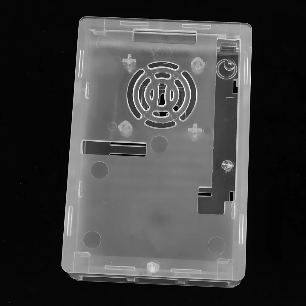 Protective Enclosure Case Cover Box for Raspberry Pi Board / LCD/Fan Clear