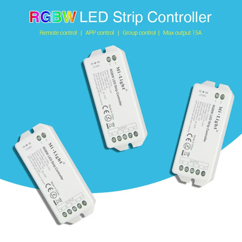DC12 ~ 24V Mi светильник RGBW Светодиодная лента управления ler Max Putout 15A 2 4G приложение для
