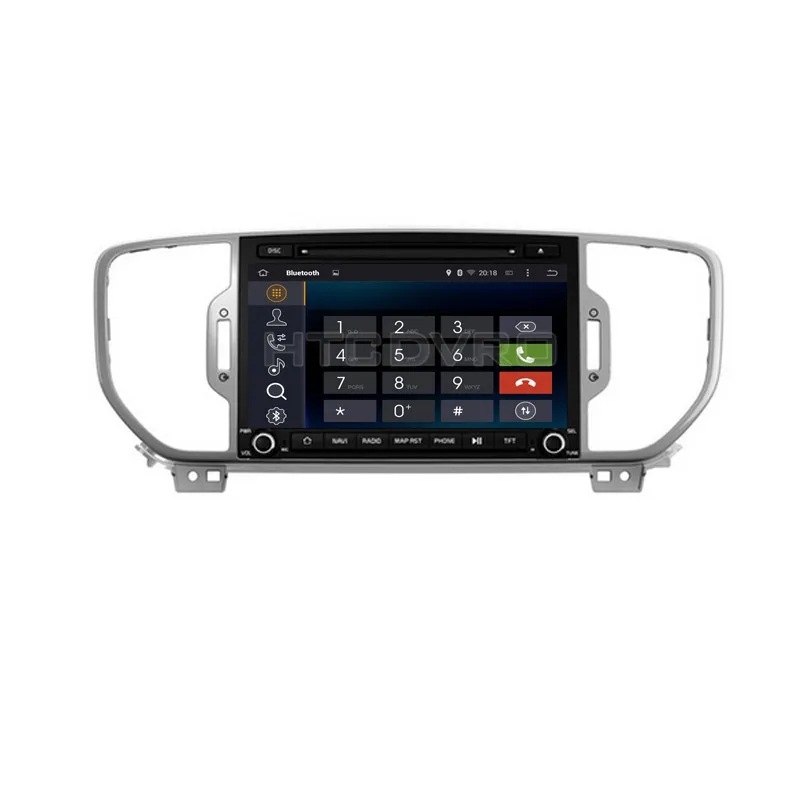 Top YMODVHT 8inch 4G Octa Core Android 9.0 7.1 Car DVD Player for Kia Sportage 2016- GPS Auto RDS Radio Audio Video Stereo 4