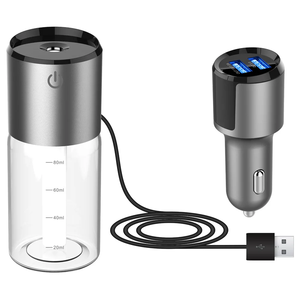 

Accessary Essential Oil Purifier Automobile Car Humidifier Aromatherapy Diffuser Air Purification USB Durable 100 Ml Auto-off