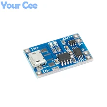 5 pcs Micro USB 5V 1A 18650 TP4056 Lithium Battery Charger Module Charging Board With Protection Dual Functions 1A Li-ion Cell