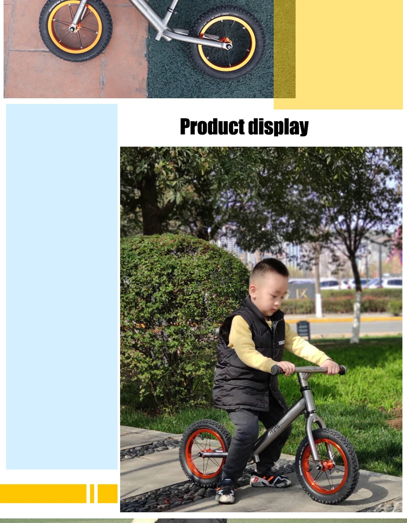 Best TiTo Titanium Balance Bike Learn To Walk Get balance sense No Foot Pedal Riding Toys for Kids Baby 6