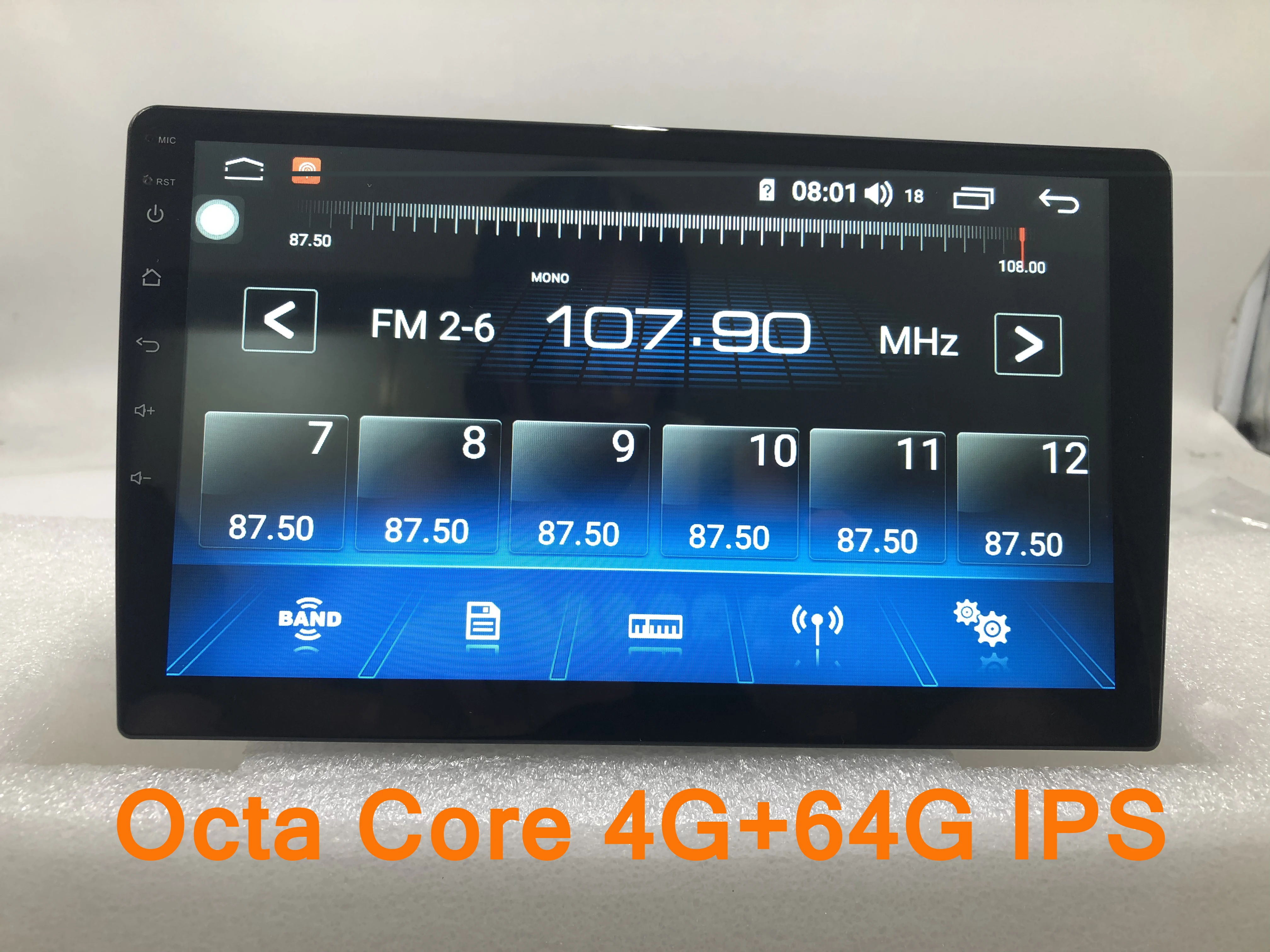 Clearance IPS 2.5D Ram 4+64G Android 8.1 10" Car Touchscreen Multimedia Universal Player For Nissan Toyota Kia RAV4 Honda Hyundai 1