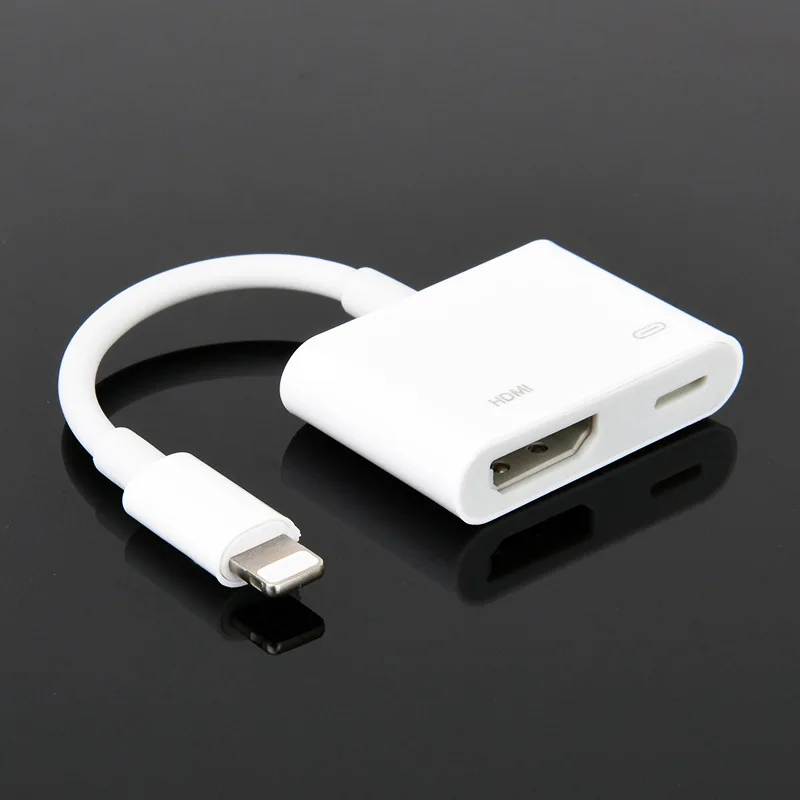 

Lightning To HDMI Digital AV Adapter HDMI Cable Adapter For Apple interface USB Cable Connector 1080P HD Adapters for iPhonex