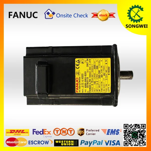 FANUC A06B-0063-B203 Япония ac серводвигатель CNC контроллер часть бета-это 4/4000