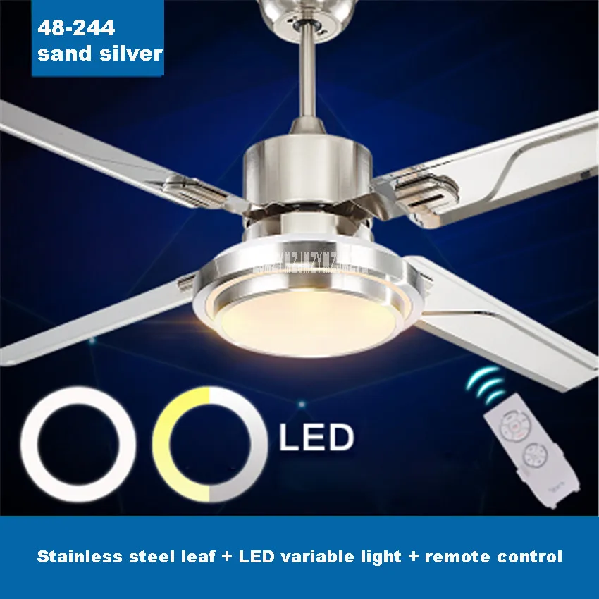 

New Arrival European Antique Fan Light Simple Modern Bedroom Fan LED Chandelier Fan Restaurant Fan Light 48-FXB244 70W 220V/110V