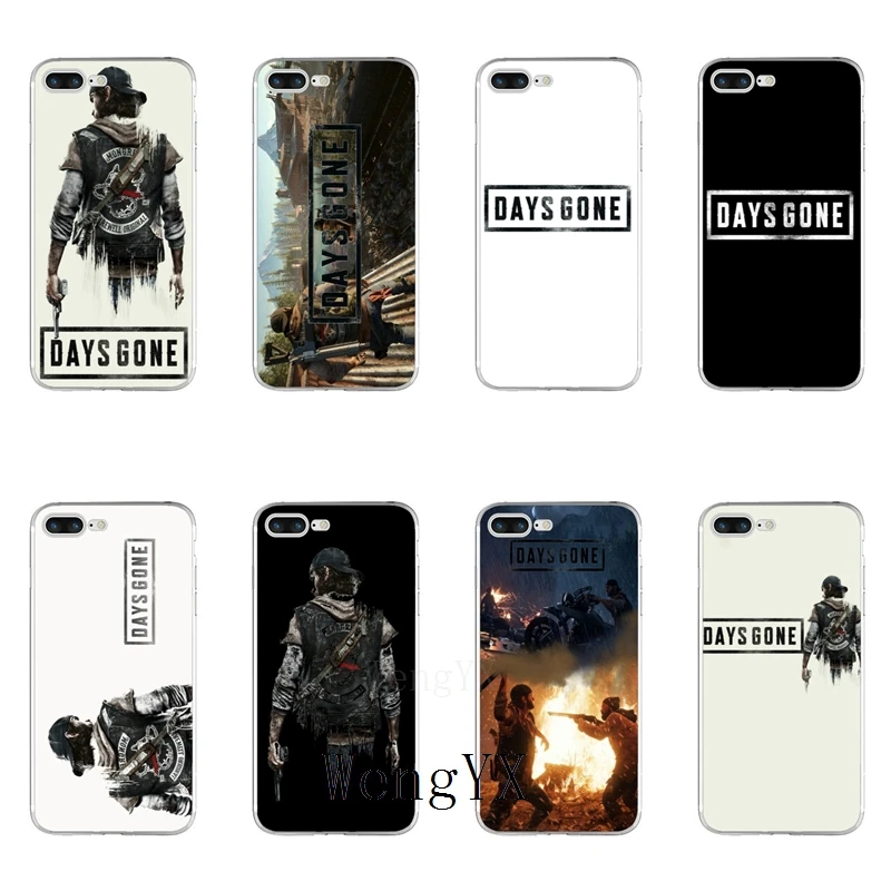 

cool game Days Gone logo poster Slim silicone TPU Soft phone case For iPhone X 8 8plus 7 7plus 6 6s plus 5 5s 5c SE 4 4s