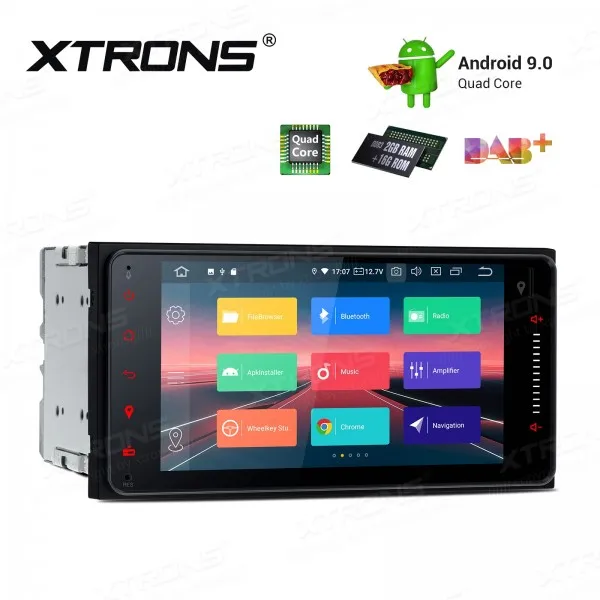 Clearance XTRONS 9" Android 9.0 Car Multimedia Stereo Player For Toyota RAV4 Corolla Prado Plug Play Design Radio GPS WIFI TPMS OBD NO DVD 2