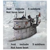 1/35 ancient crew include 5  warrior (NO BOAT ) toy Resin Model Miniature resin figure Unassembly Unpainted ► Photo 3/3