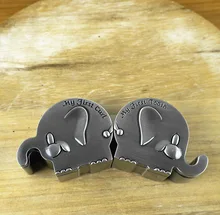 Directo de fábrica de Recuerdos Del Bebé Primer Diente y Primera Caja de Regalo Esencial Forma de Elefante Bebé Dientes Pelo Rizo Colecciones Cajas