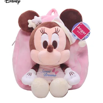

Disney cartoon plush children's bag Disney winter Mickey Minnie Kindergarten backpack