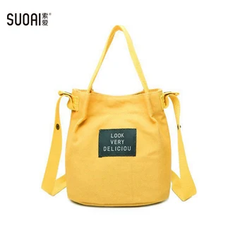 

Women Canvas Messenger Bags 2018 Summer New Fashion Small Shoulder Handbags Female Casual Canvas Tote Bag
