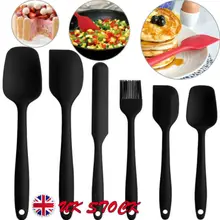 Британский силиконовый термостойкий шпатель кисть для смазывания выпечки набор посуды 6/3 в 1