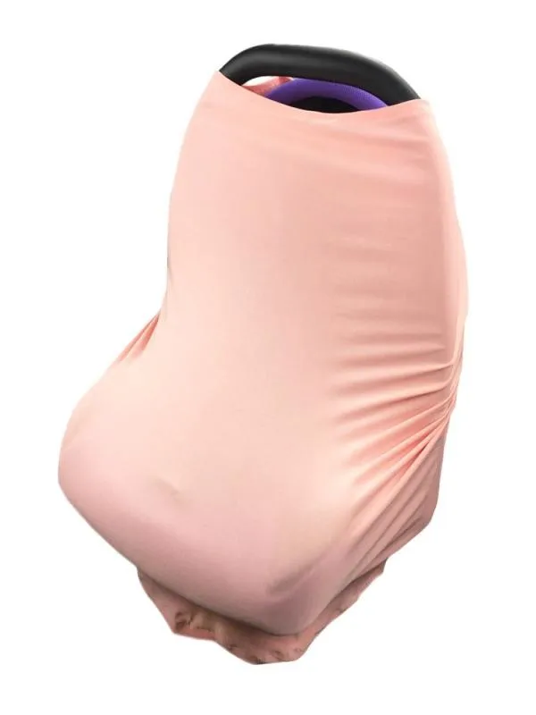 Materity верхняя накидка для автомобильного сиденья навес Грудное вскармливание покрывающий голову шарф Детская коляска закрывающий полог Брест кормления крышка Прямая - Цвет: Pink