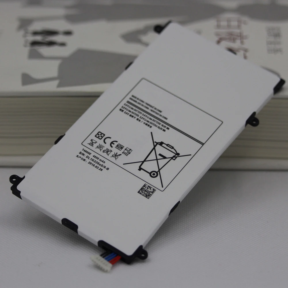 Запасная батарея T4800E для Samsung Galaxy Tab Pro 8 4 in SM T321 T325 T320 Tablet Battery 4800mAh с ремонтными