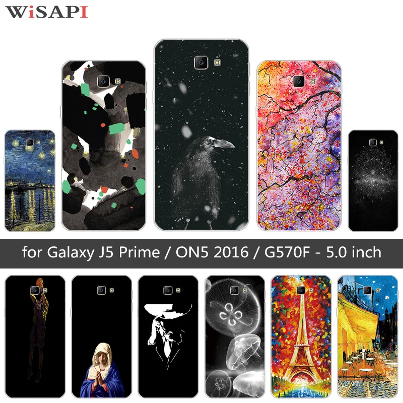 Чехол для Samsung Galaxy J5 Prime On5 2016 Медузы силиконовый мягкий TPU 5 &quotдля Duos G570F |