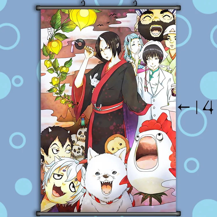 Японское аниме Hozuki's Coolheadedness Hoozuki no Reitetsu персонаж HOZUKI домашний Декор настенный