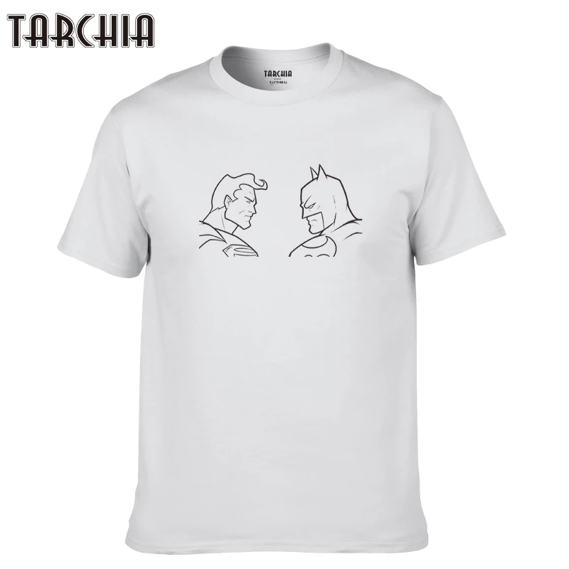 

TARCHIA 2019 summer new brand superman batman dead dunk t-shirt cotton men short sleeve boy casual homme tshirt t tops tees plus