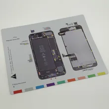 Мобильный телефон фиксирующий Магнитный винт коврик рабочий направляющий коврик для iPhone 6 6s 7 Plus Профессиональный инструмент для ремонта пластин