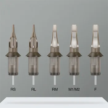 

Pro 20PCS Disposable Standard Tattoo Needle Cartridges Mixed Sterilized Round Shader Magnum For Eyebrow Tattoo Rotary Machine