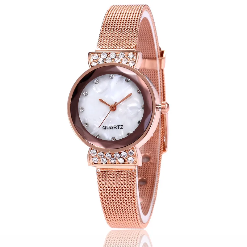 

Luxury Wrist Watch Women Watch Ladies Quartz Wristwatches For Woman Clock Female Hours Large Dial PU