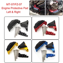 MT-07 FZ-07 MT07 FZ Motorfiets Motor Beschermende Pad Slider Case Guard Cover Protector Voor YAMAHA 2014-2018 M-T07 FZ-07 MT 07(China)