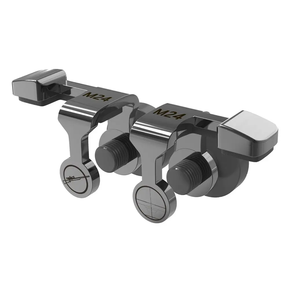 

1 Pair M24 Metal Mobile Game Fire Button Aim Key Smart Phone Mobile For PUBG Gaming Trigger L1r1 Shooter Controller