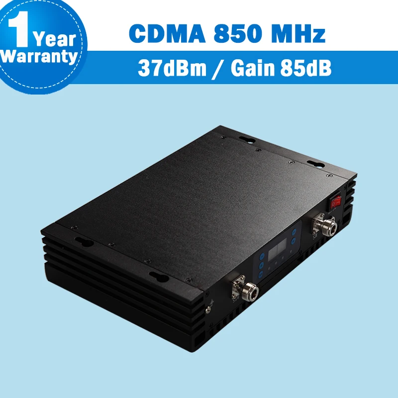 5W Great Power amplifier 85dB GSM CDMA 850 Mobile Phone Signal Repeater with MGC/ALC 2G 3G UMTS 850mhz repetidor de celular S35