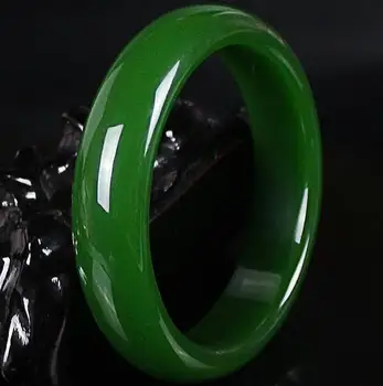 

Jewelry can choose size 52-68mm Xinjiang natural A goods spinach green stone bracelet to send the certificate