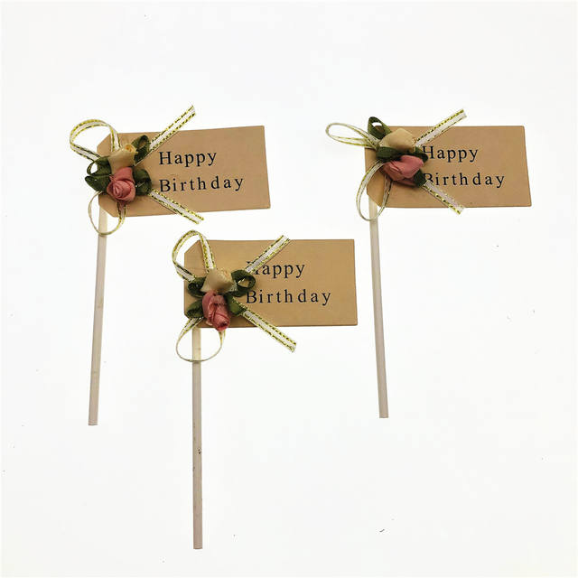Handmade Birthday Cupcake Toppers
