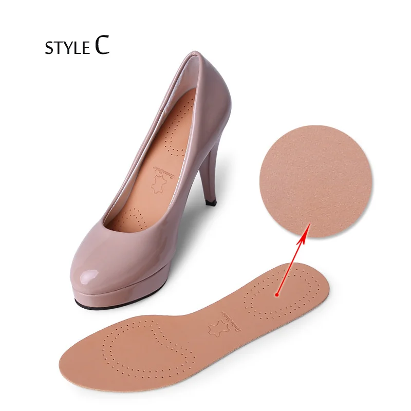 Женские кожаные стельки высокого качества; ультратонкие туфли с удобной стелькой; женские ботинки на высоком каблуке; 3 вида стилей