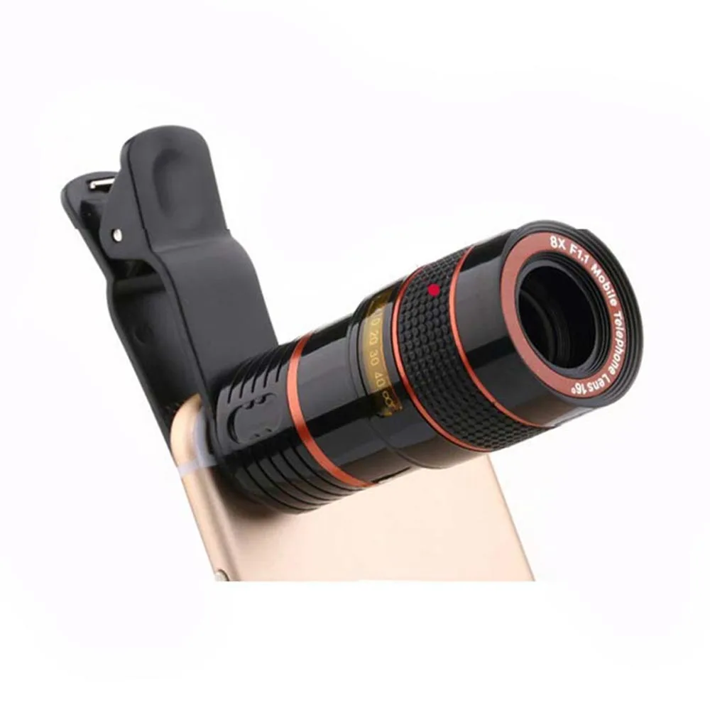 8X 12X Zoom Mobile Phone Telescope Lens Telephoto External Smartphone