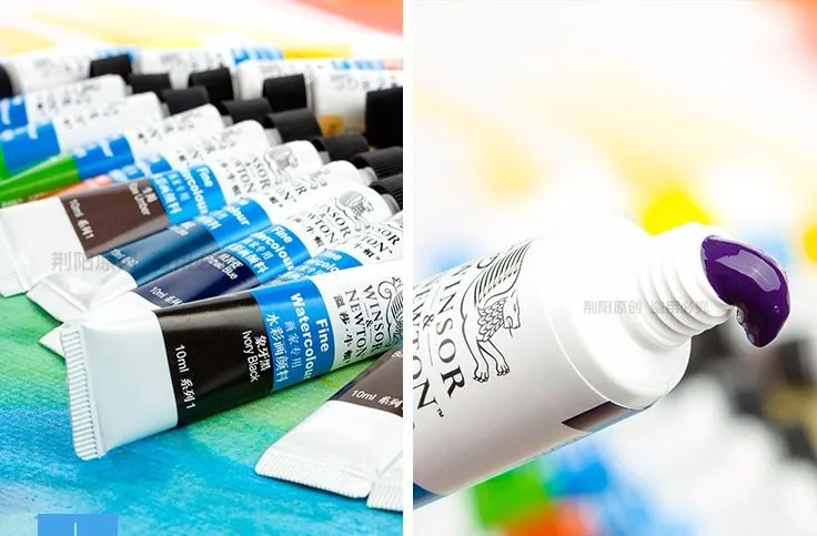 Winsor Newton тонкие акварельные краски в наборе 10 мл 12 цветов 18 цветов 24 цвета