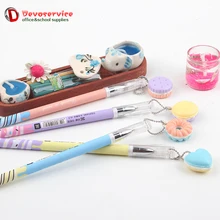 3 шт./партия каваи карамельный гель ручка KT десертные ручки свежая еда в форме животных письма канцелярские школьные принадлежности офисные школьные принадлежности