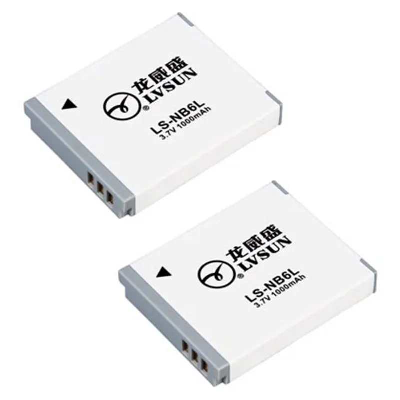 

2pcs/lot NB-6L NB6L NB-6LH NB6LH Battery for Canon Powershot SX260 SX510 SX520 SX530 SX610 SX700 SX710 SX610 ELPH 500 HS
