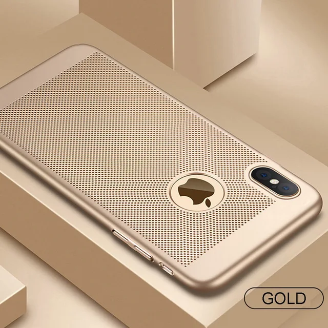 Ultra Thin Heat Dissipation Case For iPhone XS Max XR 10 Hard Case