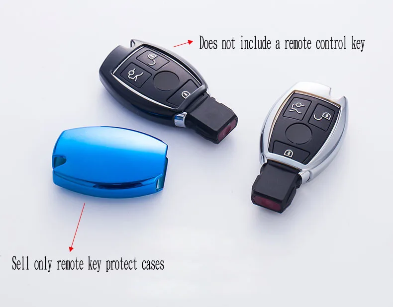 Серебряный Мягкий защитный чехол для ключей Mercedes A B C E G GL ML Class|Футляр