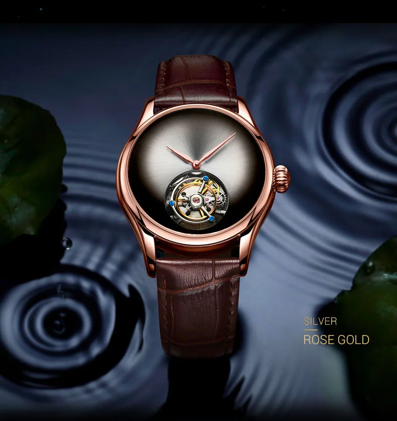 Копейка Tourbillon мужские часы Топ бренд оригинальные настоящие Tourbillon мужские водонепроницаемые механические наручные часы