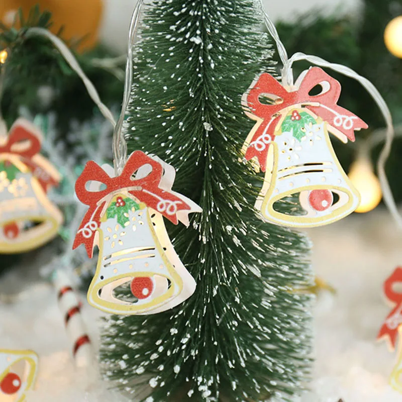 Christmas Tree Santa Bell Snowman Holiday Lighting 1M 3M LED String Lights For Christmas Party Home Indoor Outdoor Decoration Christmas Tree Santa Bell Snowman Holiday Lighting 1M 3M LED String Lights For Christmas Party Home Indoor Outdoor Decoration