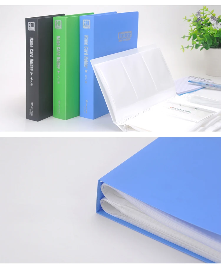 Fashion 240-Case Business Card Holder Card Stock for Office Stationery 1 PC/Lot MPC00008-240