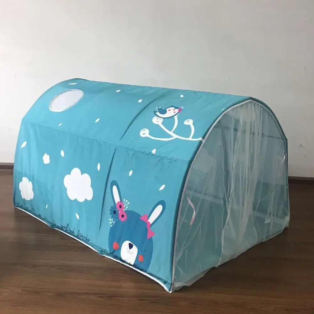 Летняя детская кровать палатка-туннель палатка с москитной сеткой игровой дом Детская домашняя палатка для мальчиков и девочек безопасный дом с тоннелем палатки