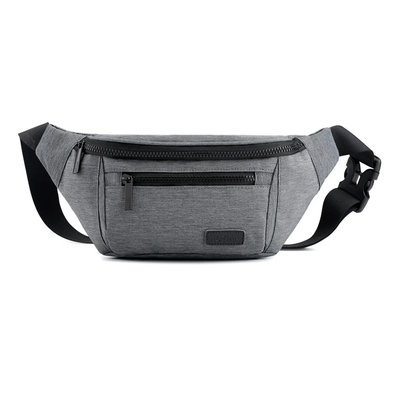 

2019 Brand Men's Belt Bags Grey Black Blue Waist Packs bag Outdoor Sport Fanny Pack Male Travel Phone bag Running Chest Bag
