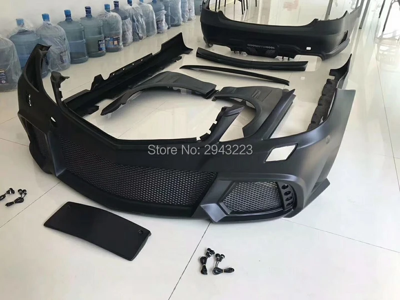 

Car Styling FRP Material body kit Front Bumper Rear Bumper Side Skirts Front Rrills Covers Spoiler Side Fender For Benz W207