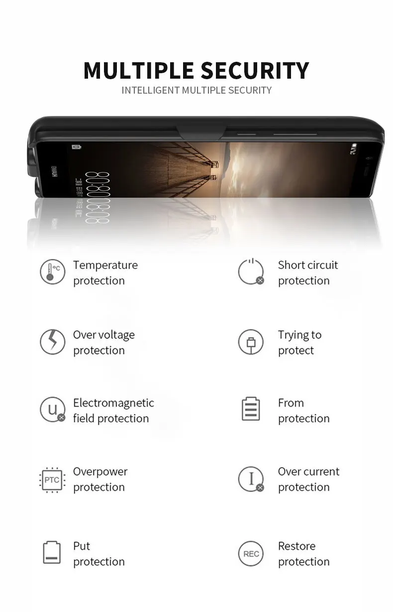 6800 мАч зарядное устройство чехол для Huawei Mate 9 10 ударопрочный аккумулятор внешний блок питания чехол для Huawei Mate 9 power Case