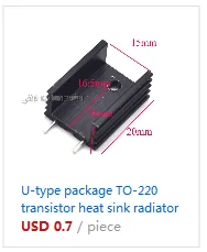 1 шт. 100*35*10 мм радиатор охлаждения ребра алюминиевый радиатор для светодиодный, мощность IC транзистор, модуль управления воспроизведением 100x35x10 мм